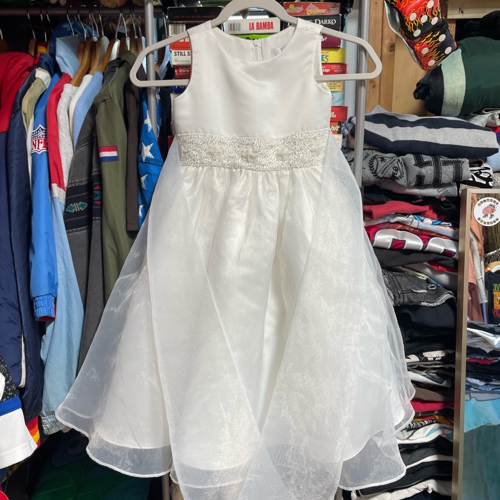 Us Angels Flower Girls Dress Worn